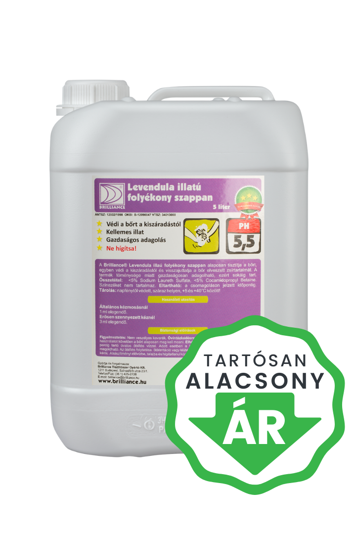 Brilliance® Levendula illatú folyékony szappan 5 liter