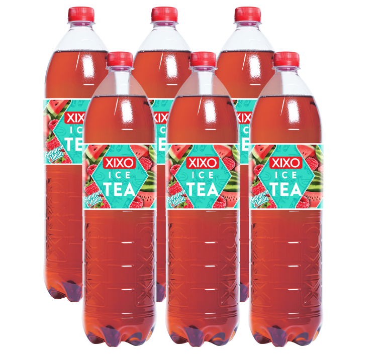 XIXO ICE TEA, 1,5l, Görögdinnye-Málna, 6db