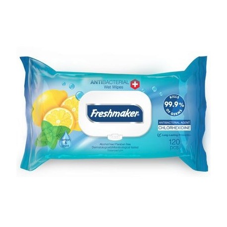 Freshmaker 120db antibakteriális nedvestörlőkendő