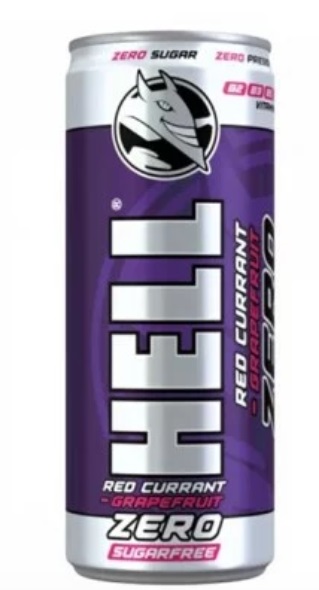 HELL Ribizli&Pink grapefr. ZERO 0,25l