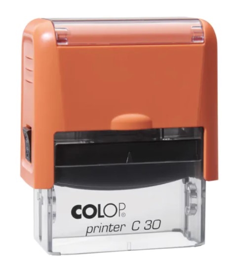 Bélyegző, COLOP "Printer C 30", narancssárga