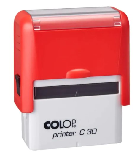 Bélyegző, COLOP "Printer C 30", piros