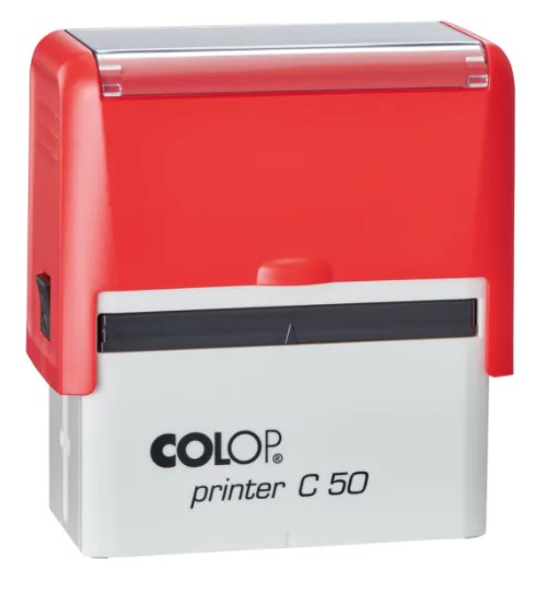 Bélyegző, COLOP "Printer C 50", piros